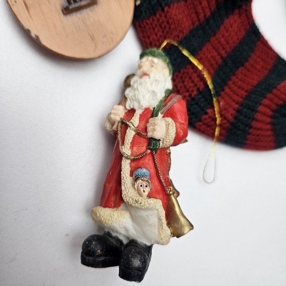 Vintage Christmas Ornaments lot of 9 - Picture 7 of 9